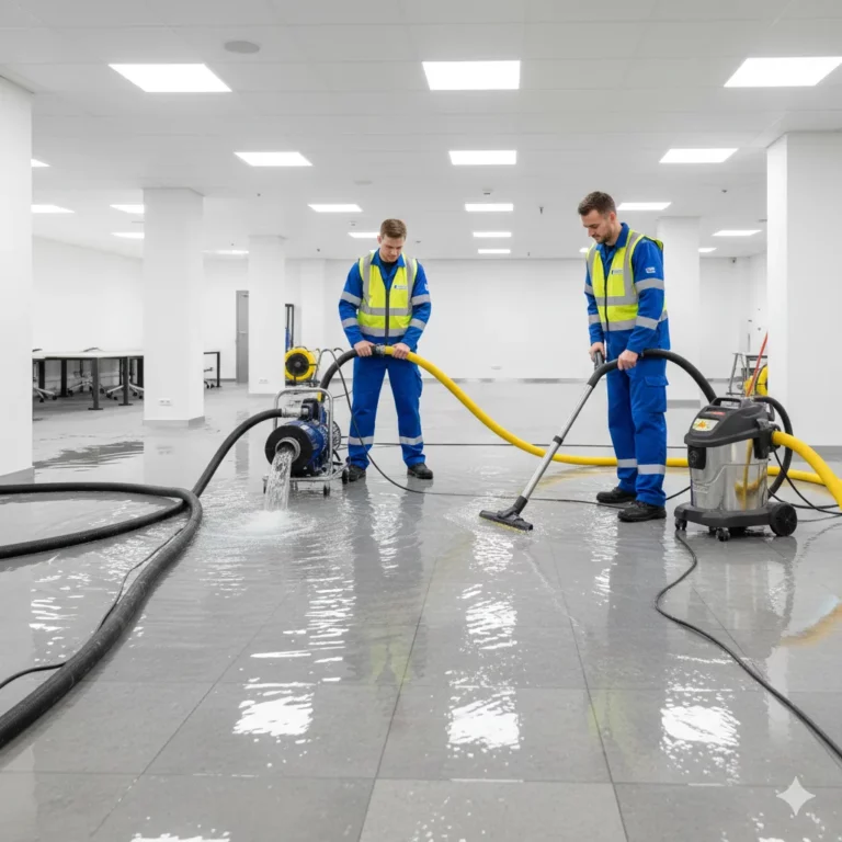 water mitigation extraction-water